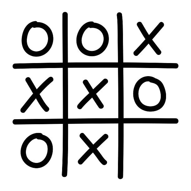Picture of a Tic-Tac-Toe grid (noughts and crosses)