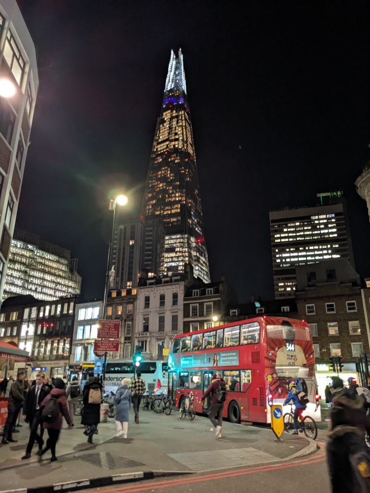 The shard by night 