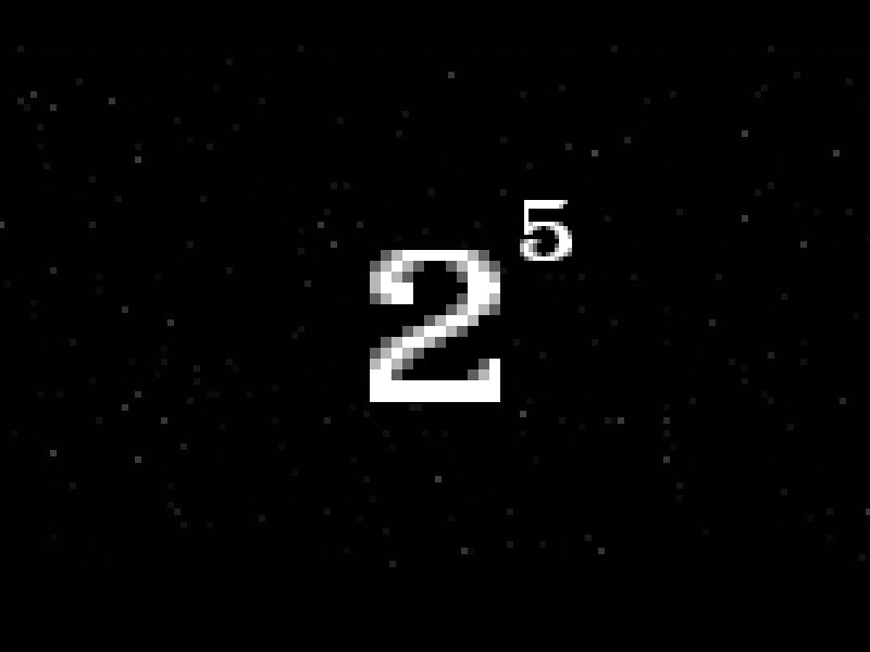 2^5