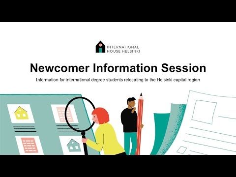 Newcomer Information Session for International Students | International House Helsinki