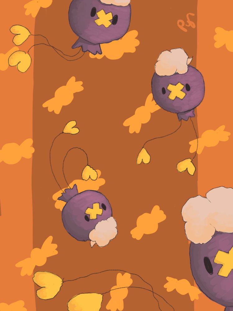 spooky month drifloon doodle