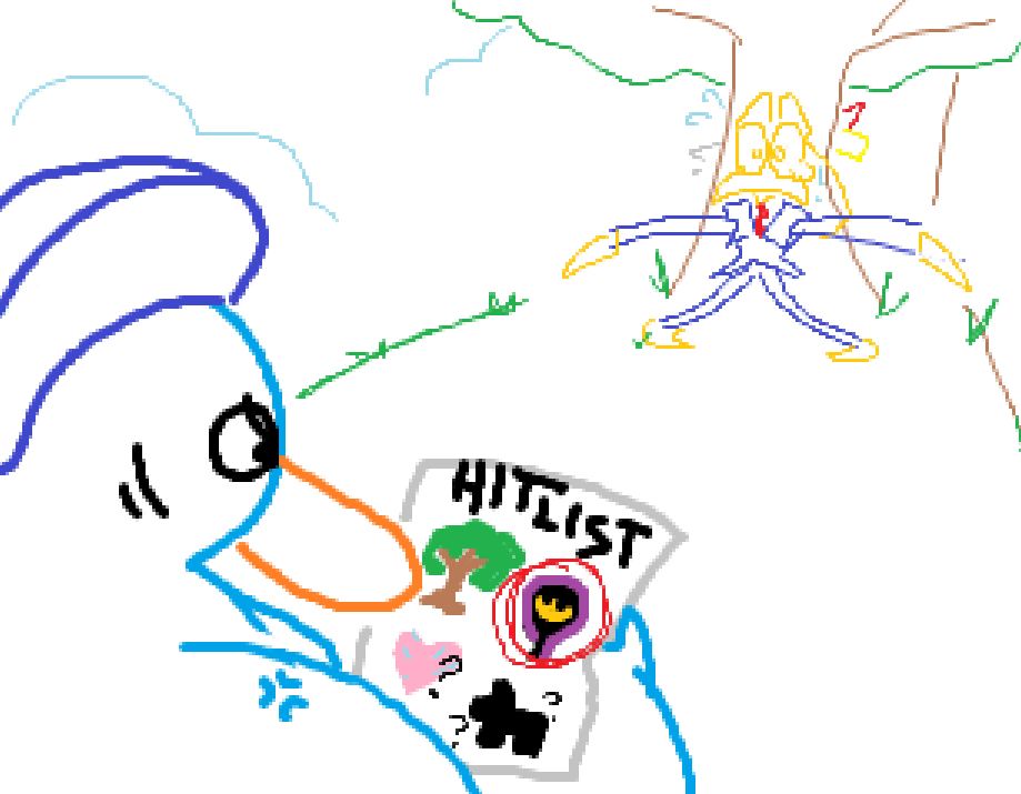 Something's happening in the happy-go-lucky world of Fraymakers! Fishbunjin (Slap City) has formed a list of powerful targets they need to take down! The first to go is...Octodad's Tree!? The list seems to include an unknown figure... perhaps you'll see them soon?