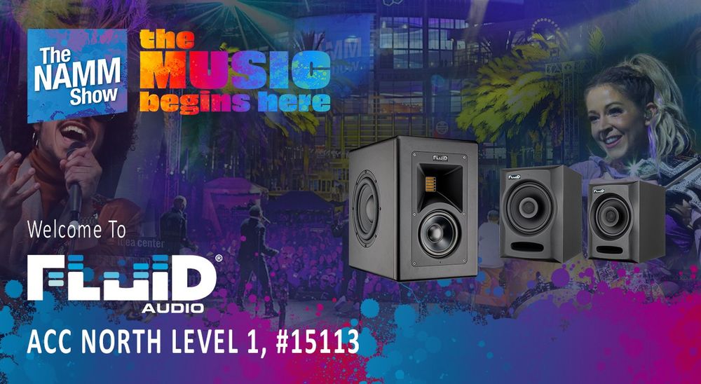 Fluid Audio NAMM 2025 exhibitor booth info and location