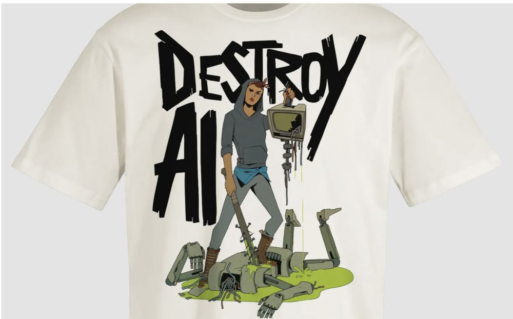tshirt saying Destroy AI
