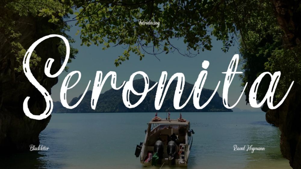 Seronita | Font Free Downloads