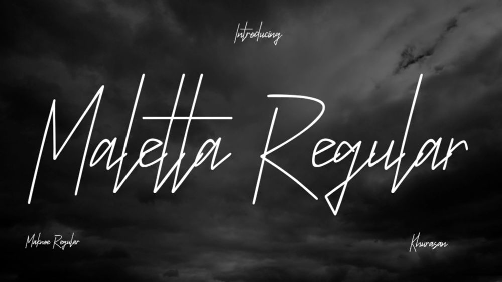 Maletta Regular | Font Free Downloads