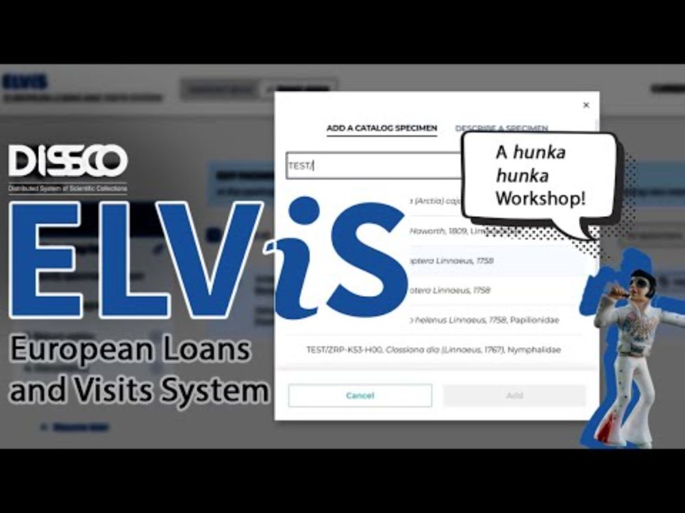 Get to know the European Loans and Visits System for Natural History Collections (by DiSSCo)