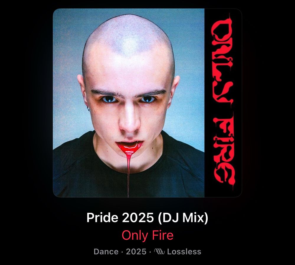 Artwork for the Pride 2025 DJ Mix by Only Fire