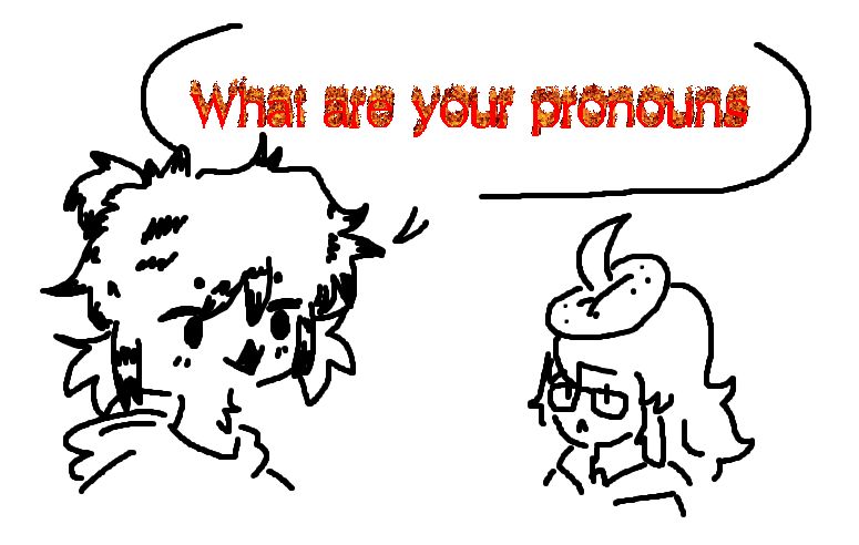 mi pajarocosa preguntándole los pronombres a Crunchybagels