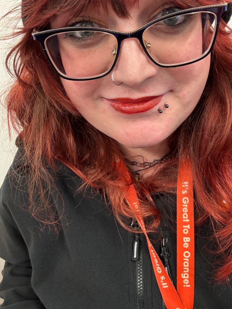 Abbi cadaver work selfie 