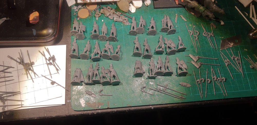 Sorting Elves bodies and weapons for 2 units