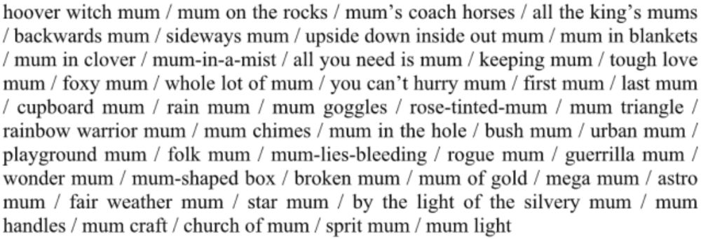 All the Mums – Julia Webb