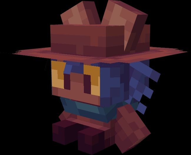 A blocky 3D model that looks like the Niko Plush. 