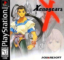 Cover art to Squaresoft's Xenogears for Playstation