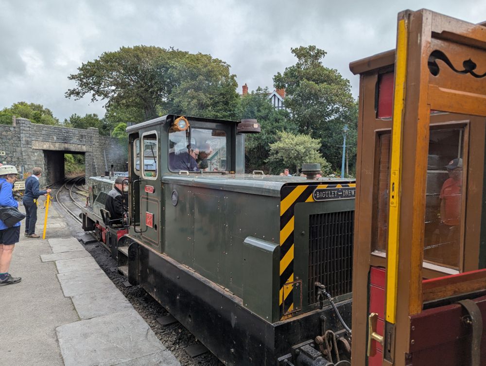 A double headder! Alf and No.11 ready to work a train up the line