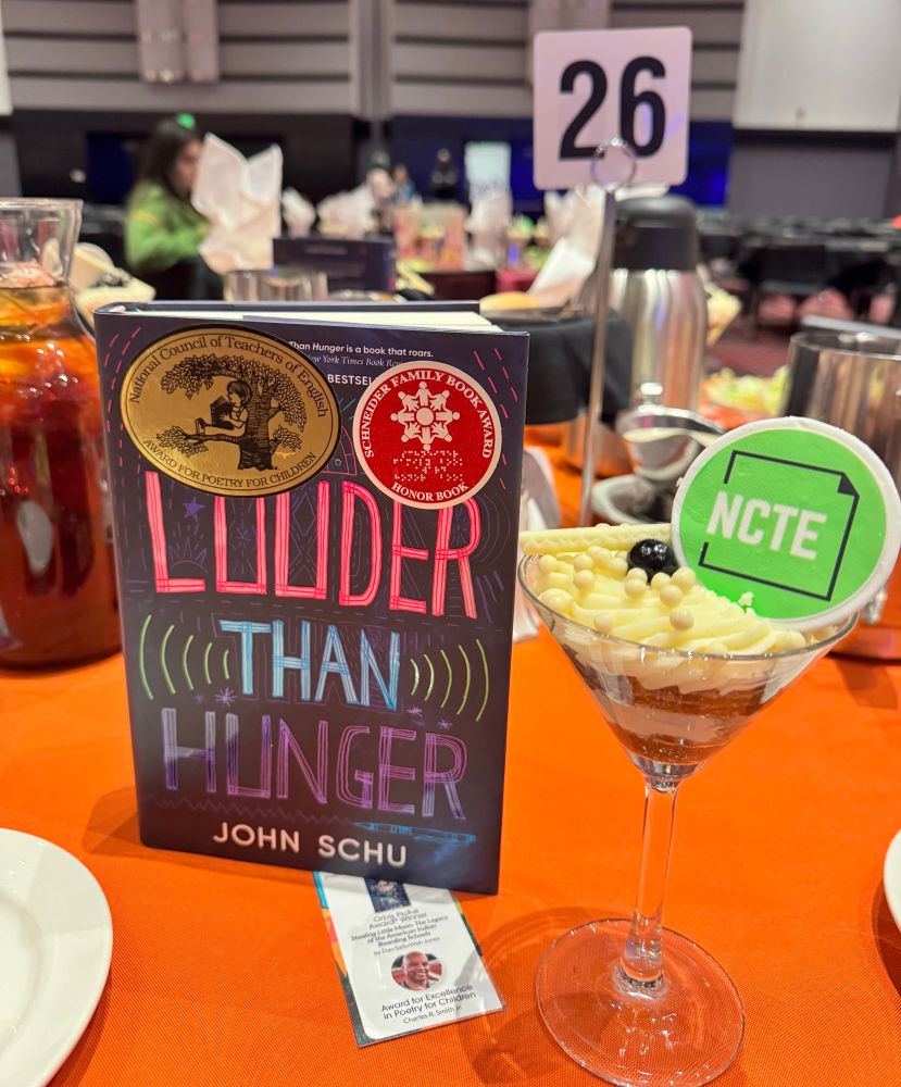 Louder Than Hunger was honored by the NCTE Children’s Poetry Awards Committee. 