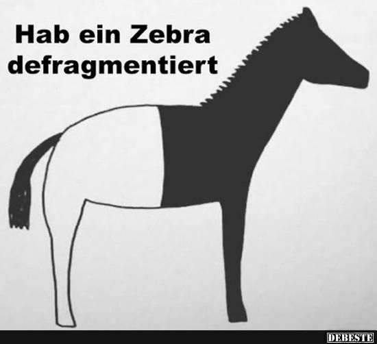 comic. Zebra. vorne schwarz , hinten weiß