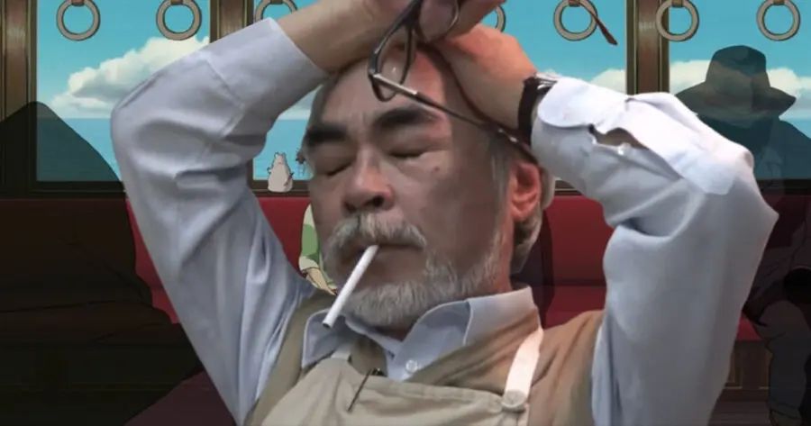 Miyazaki smoking meme