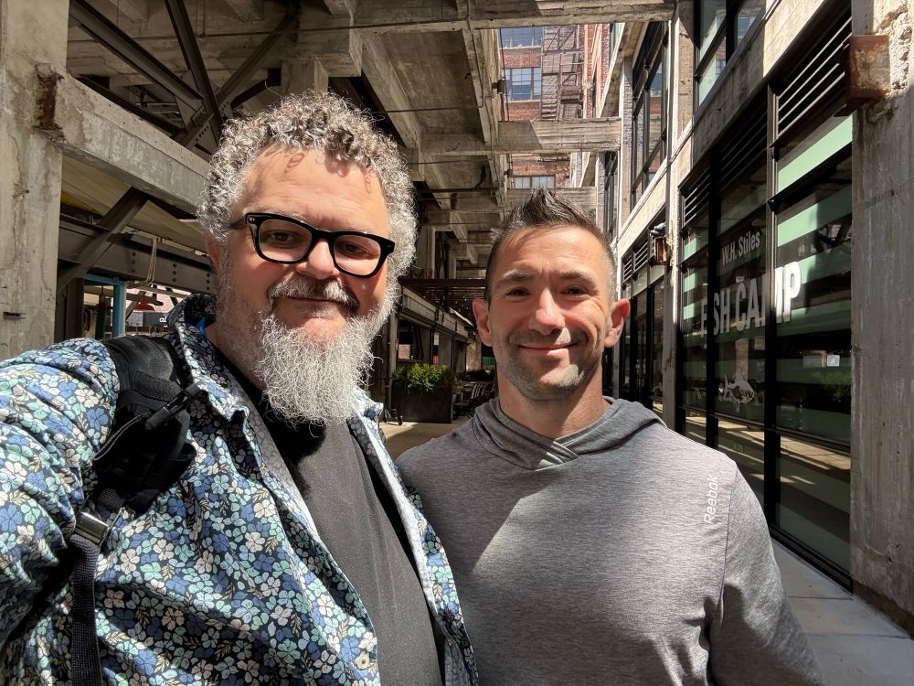 A selfie with me and Jess inside Ponce City Market