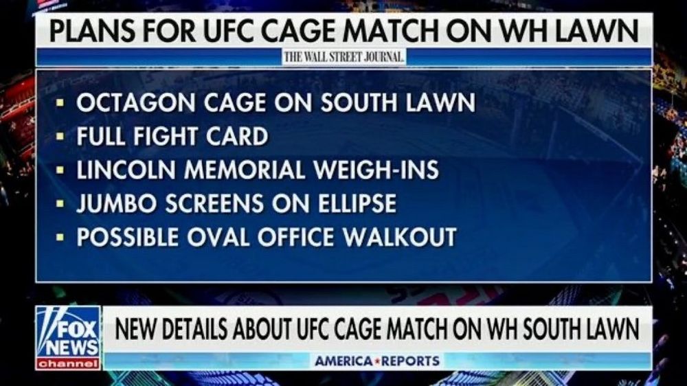 Details of White House MMA fight.