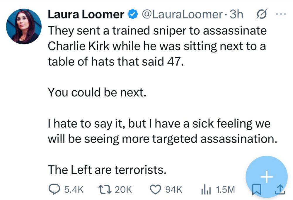 Laura Loomer says Dems are "terrorists".