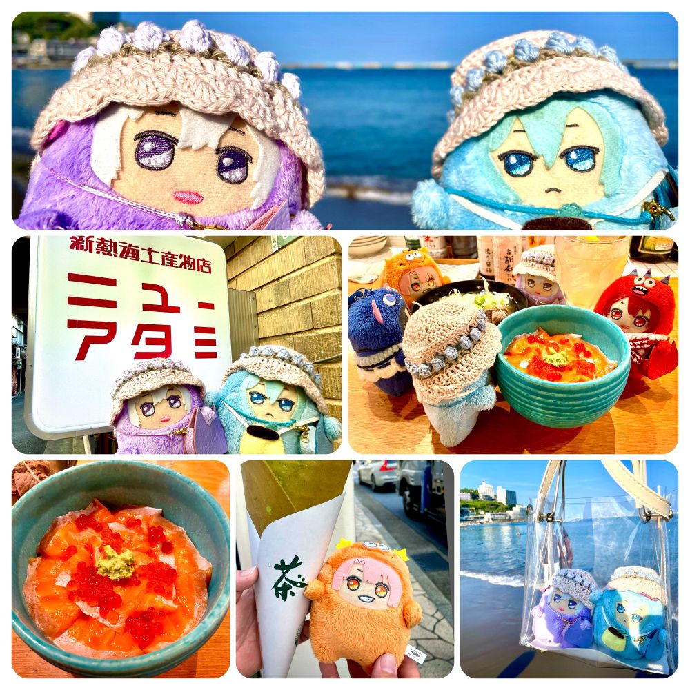 サンビーチ
ニューアタミ
おさかな食堂の海鮮丼
さとり本店のパリパリクレープ