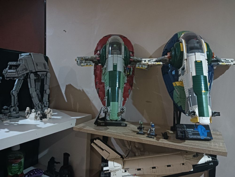 A picture of both my lego slave 1's set up