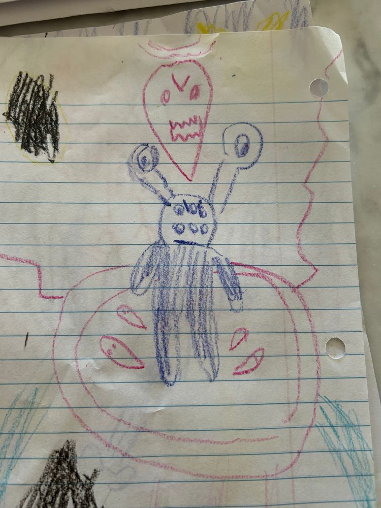 Monster drawing 