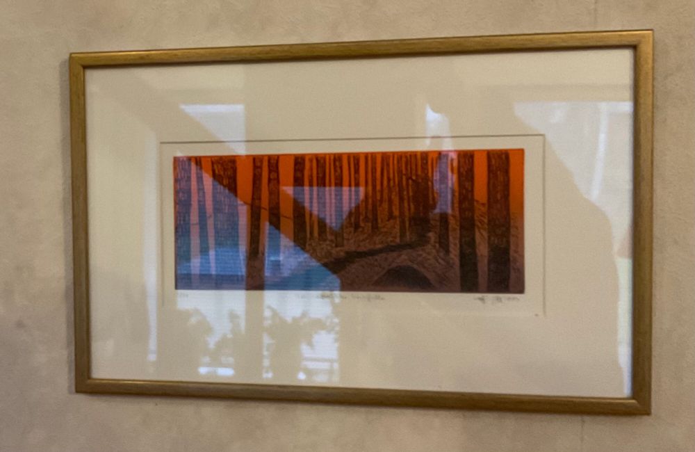 Hanna Variksen grafiikantyö: Metsä