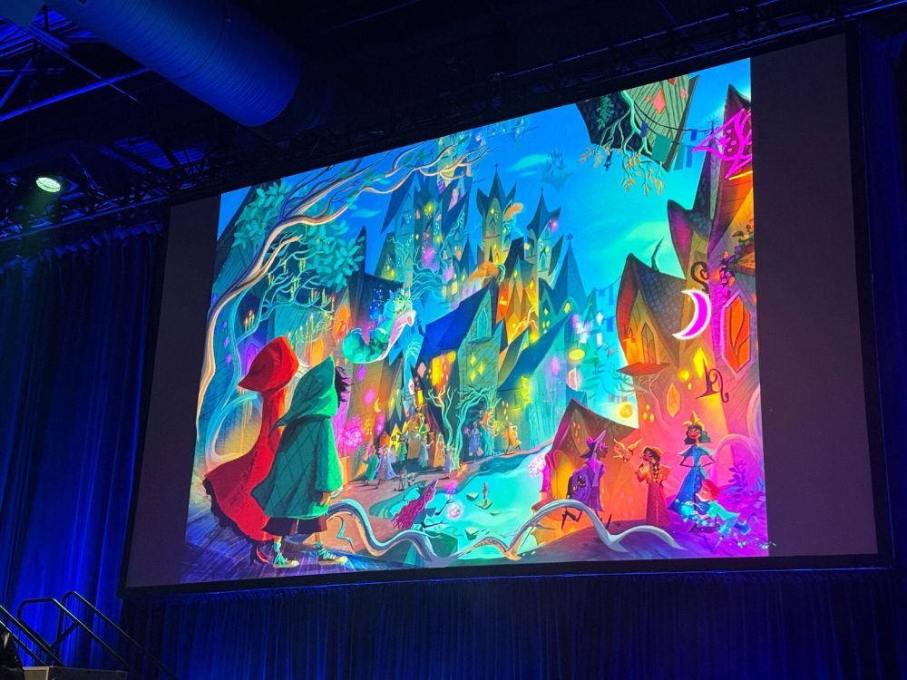 Concept art for upcoming Disney movie Hexed.