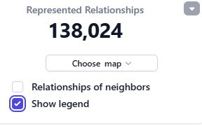 use show legend tickbox in the menu