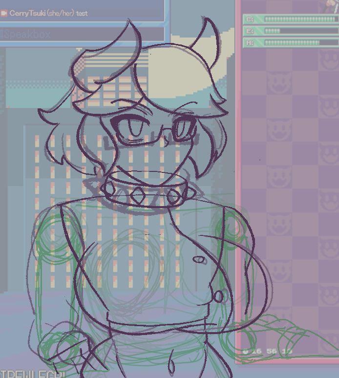 work in progress of my 2d model