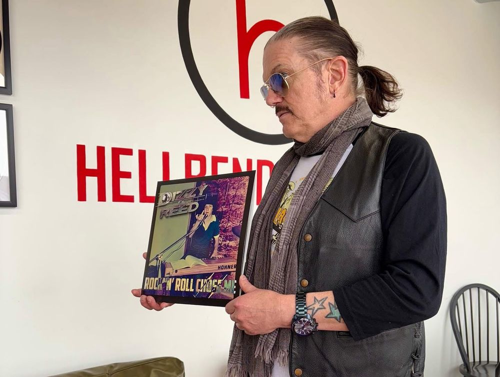 Dizzy Reed of Guns N' Roses at Hellbender Vinyl