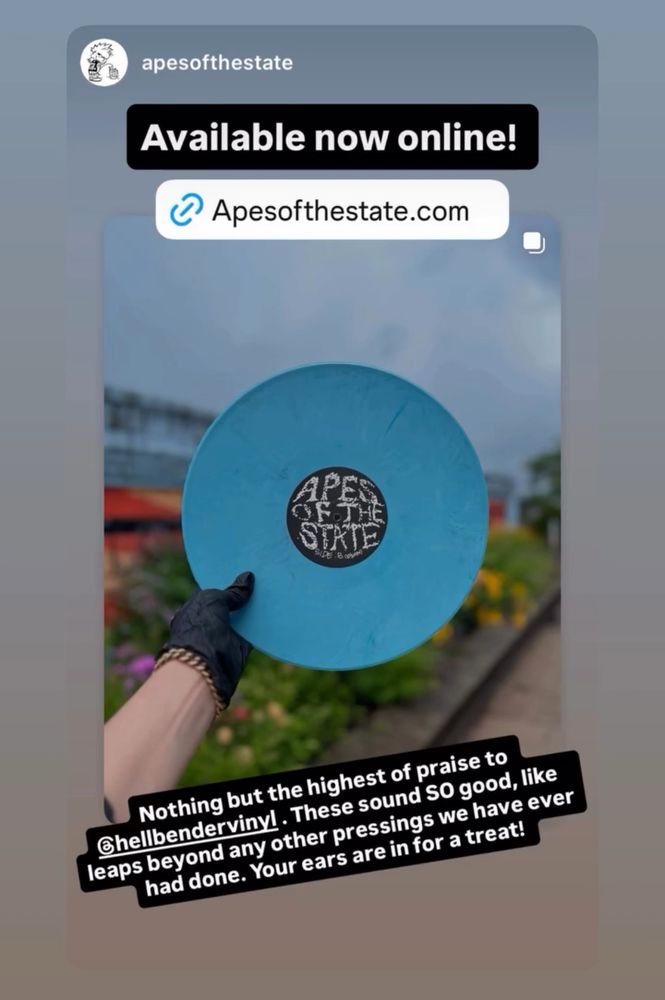 "Nothing but the highest of praise to Hellbender Vinyl. These sound SO good, like leaps beyond any other pressings we have ever had done. Your ears are in for a treat!"
