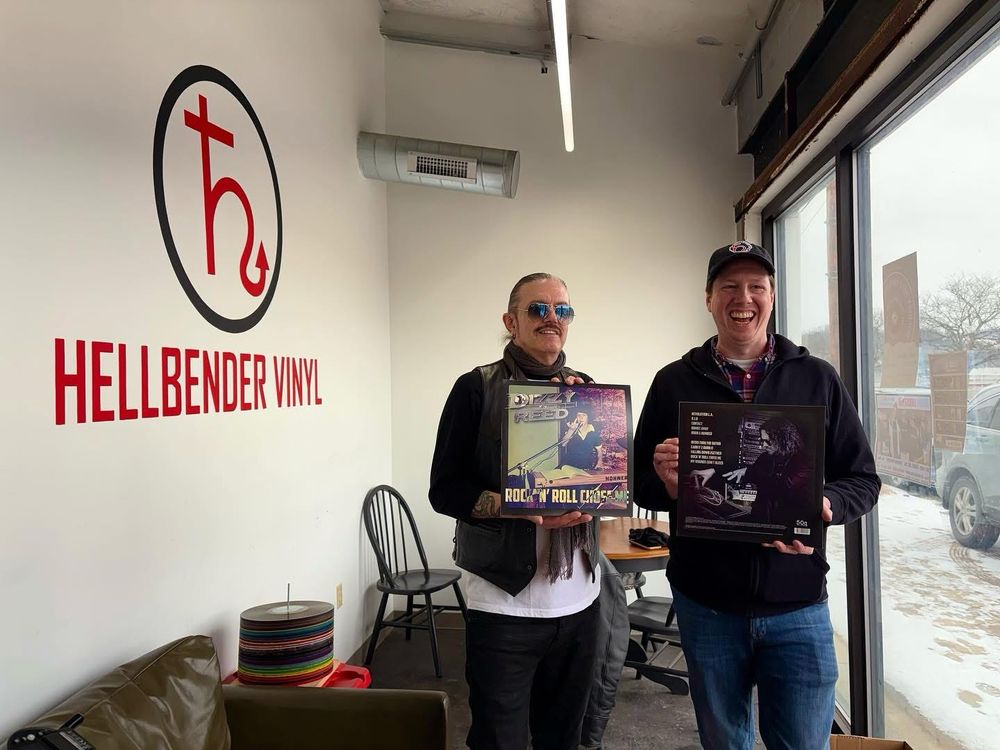 Dizzy Reed of Guns N' Roses at Hellbender Vinyl
