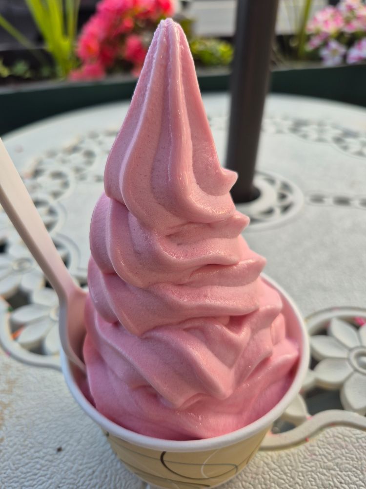 Strawberry dole whip.