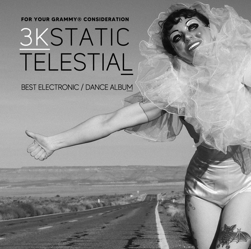 3kStatic "Telestial" album cover promo