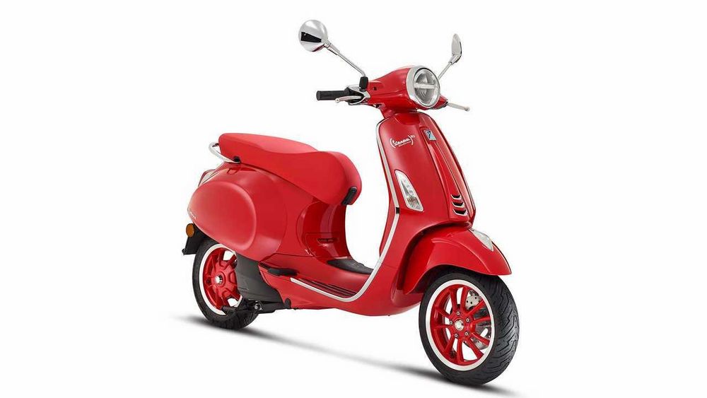A Vespa Elettrica. It’s a bright, bright red Vespa-shaped Vespa. It’s electric (boogie woogie woogie). It’s got bad range compared to gas ones. It has basically no built-in cargo space. It’s heavy. The cable is not detachable, nor is its battery, so it’s inconvenient to charge. It can only go 45mph at most.

But… look at it! It’s incredible. I want to wear a matching red helmet and ride it to my local nursery and buy something ridiculous like a monstera or a plum tree sapling and carry it between my legs as I zip back home.

❤️