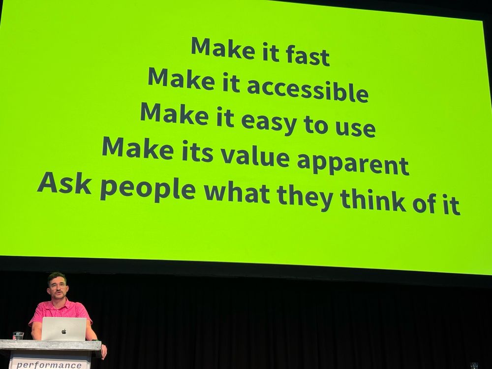 Make it fast. Make it accessible. Make it easy to use. Make its value apparent. Ask people what they think of it.