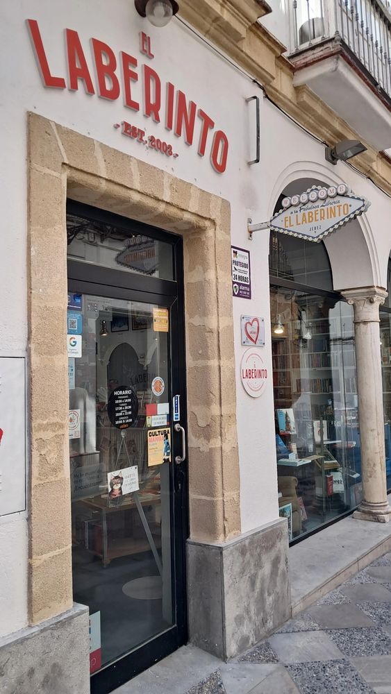 Libreria El Laberinto, en Jerez de la Frontera.