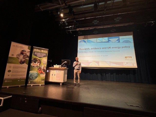 Prof Jim Watson introduces his presentation on 'Research, evidence and UK energy policy'.