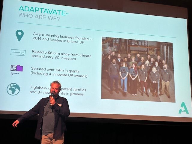 One of Jeff Ive's slides introducing Adaptavate.