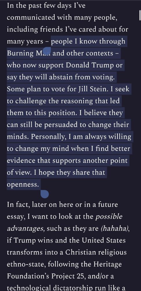 Highlighted excerpt from https://open.substack.com/pub/danielpinchbeck/p/weve-been-hacked (Oct. 2024, Daniel Pinchbeck): 