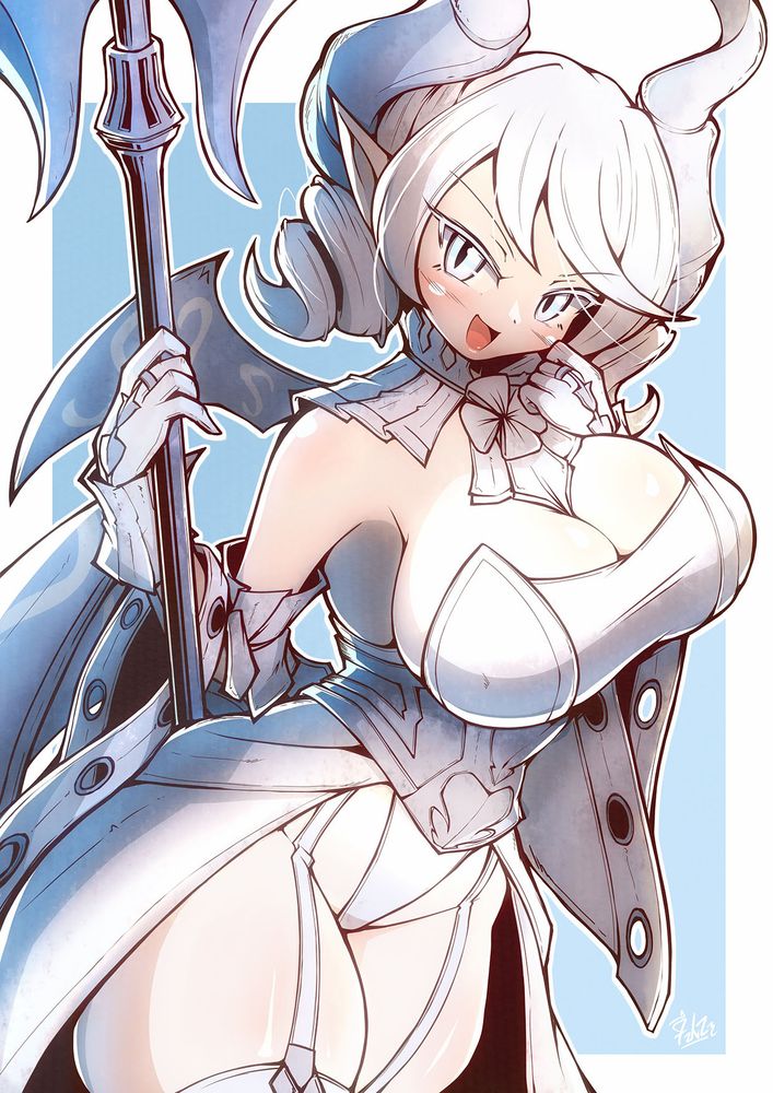 A thigh-up poster of Lady Labrynth