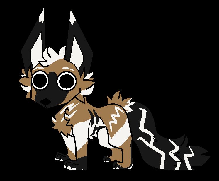 feral derp numbat, base by sk1tchy