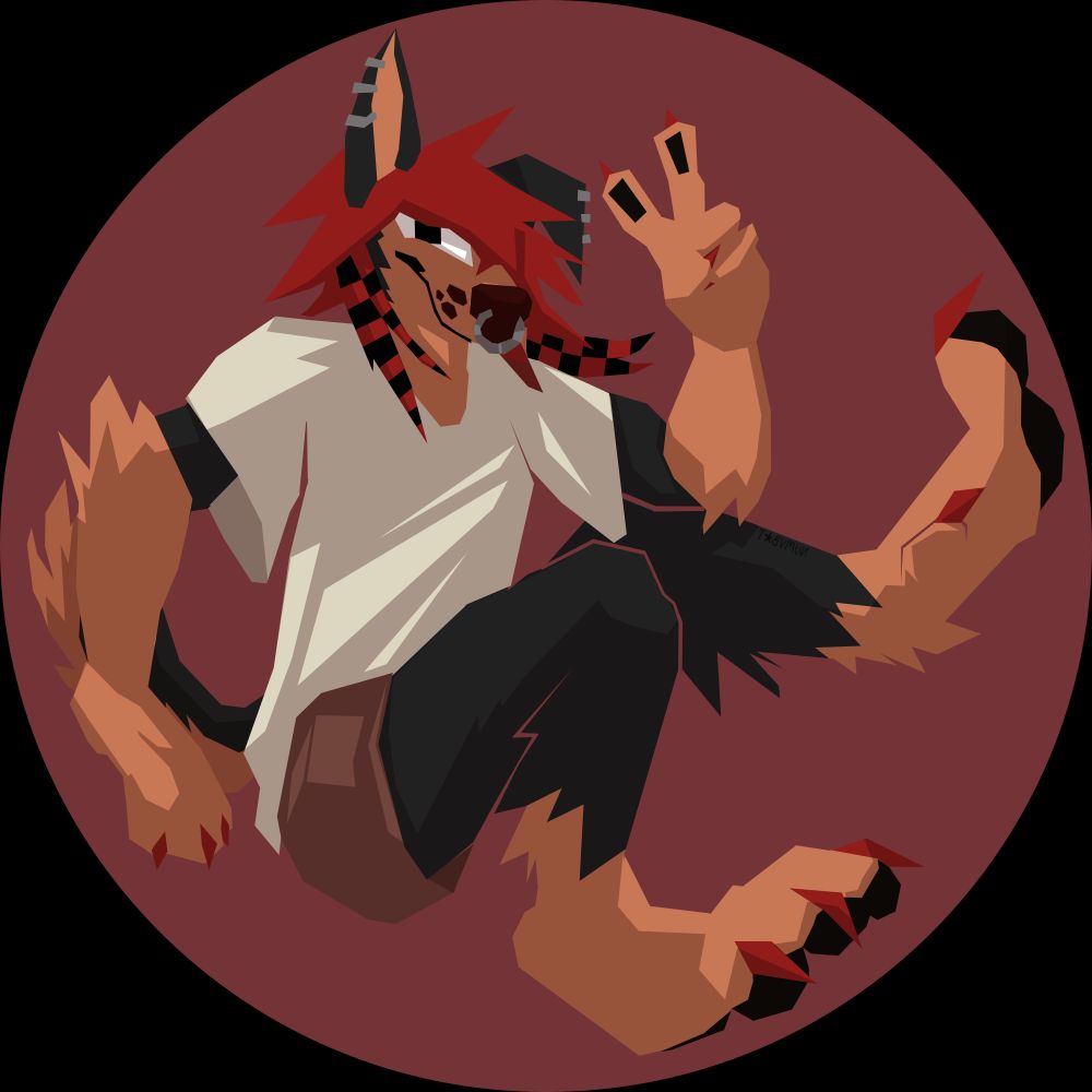 my end of an art trade with Axel
