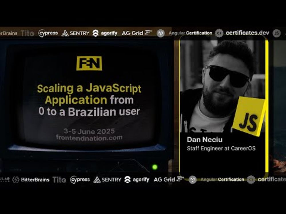 Frontend Nation 2025: # Scaling a Javascript Application from 0 to a Brazilian users by Dan Neciu