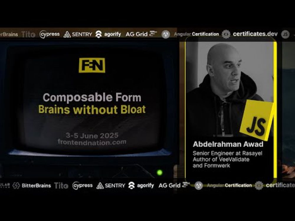 Frontend Nation 2025: Composable Form Brains without Bloat by Abdelrahman Awad