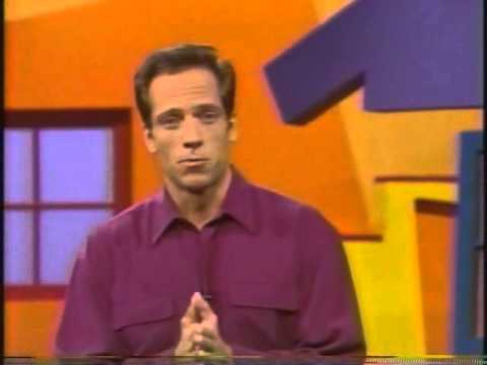 Ryan on the short lived game show "No Relation" in 1996 hosted by Mike Rowe