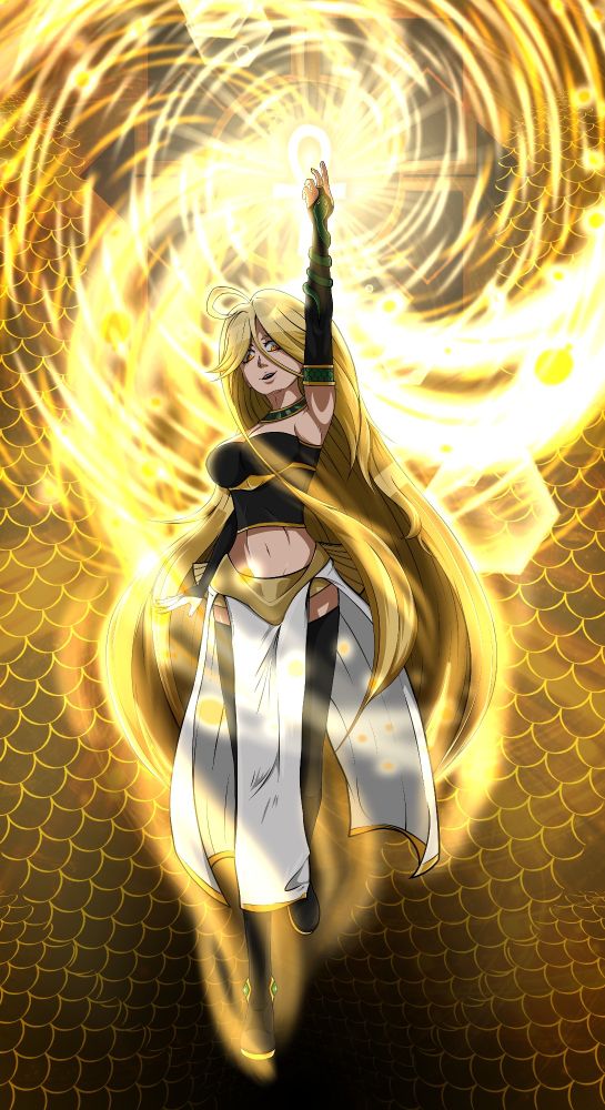 Blonde broad with light